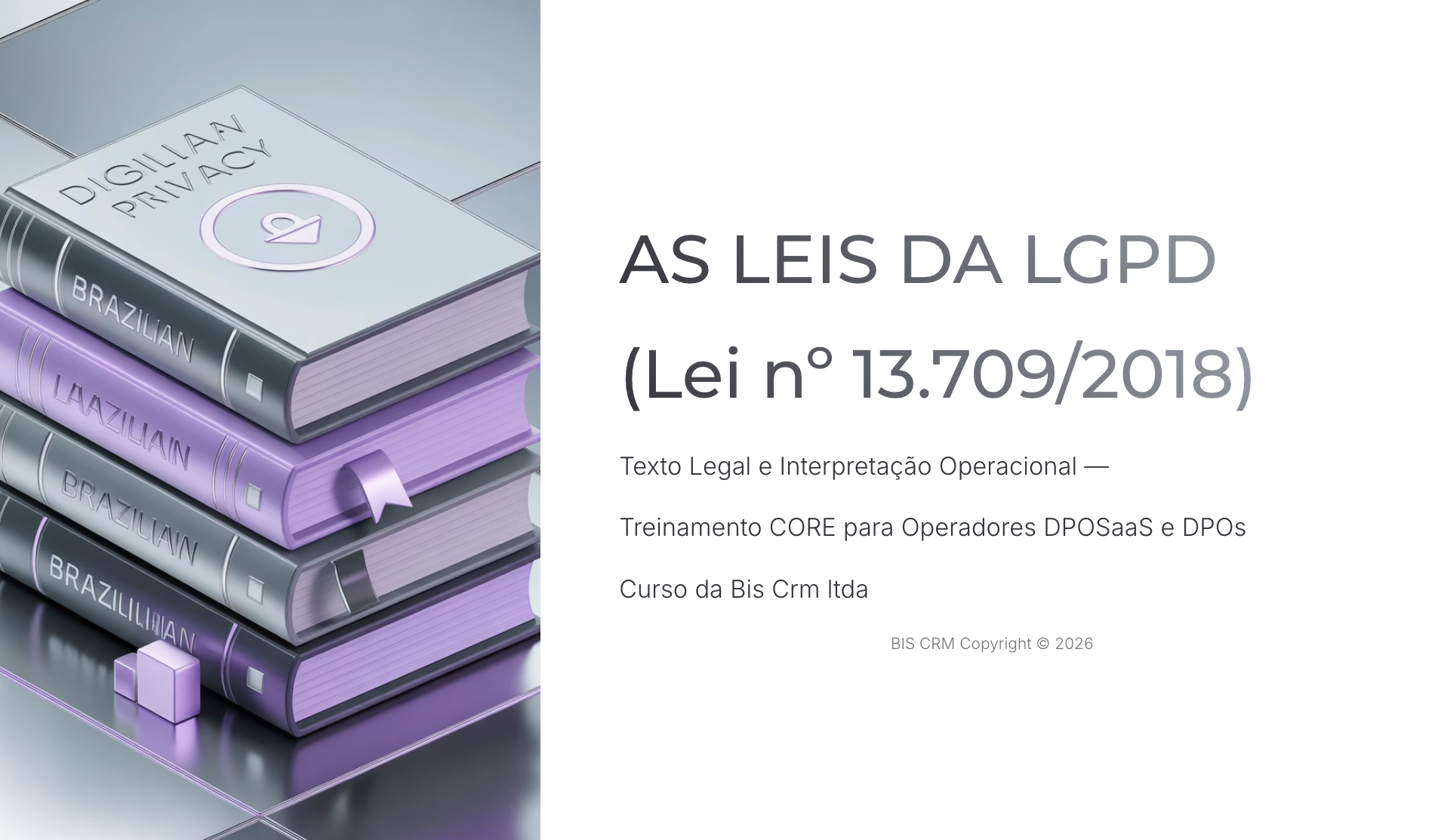 Core - LGPD – As Leis da LGPD - Individual