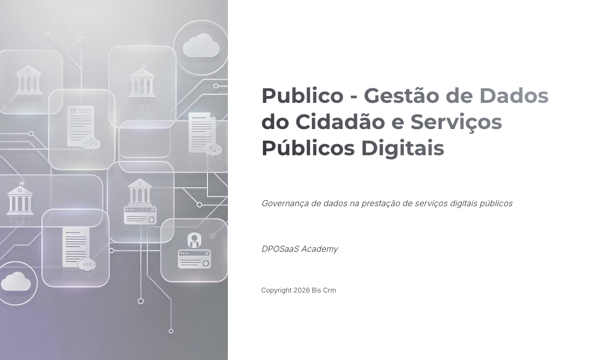 Publico — Gestão de Dados do Cidadão e Serviços Públicos Digitais