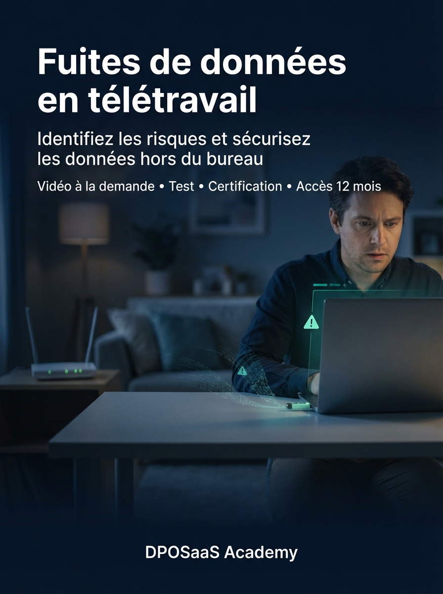 Cours Rapide — Fuites de données en télétravail